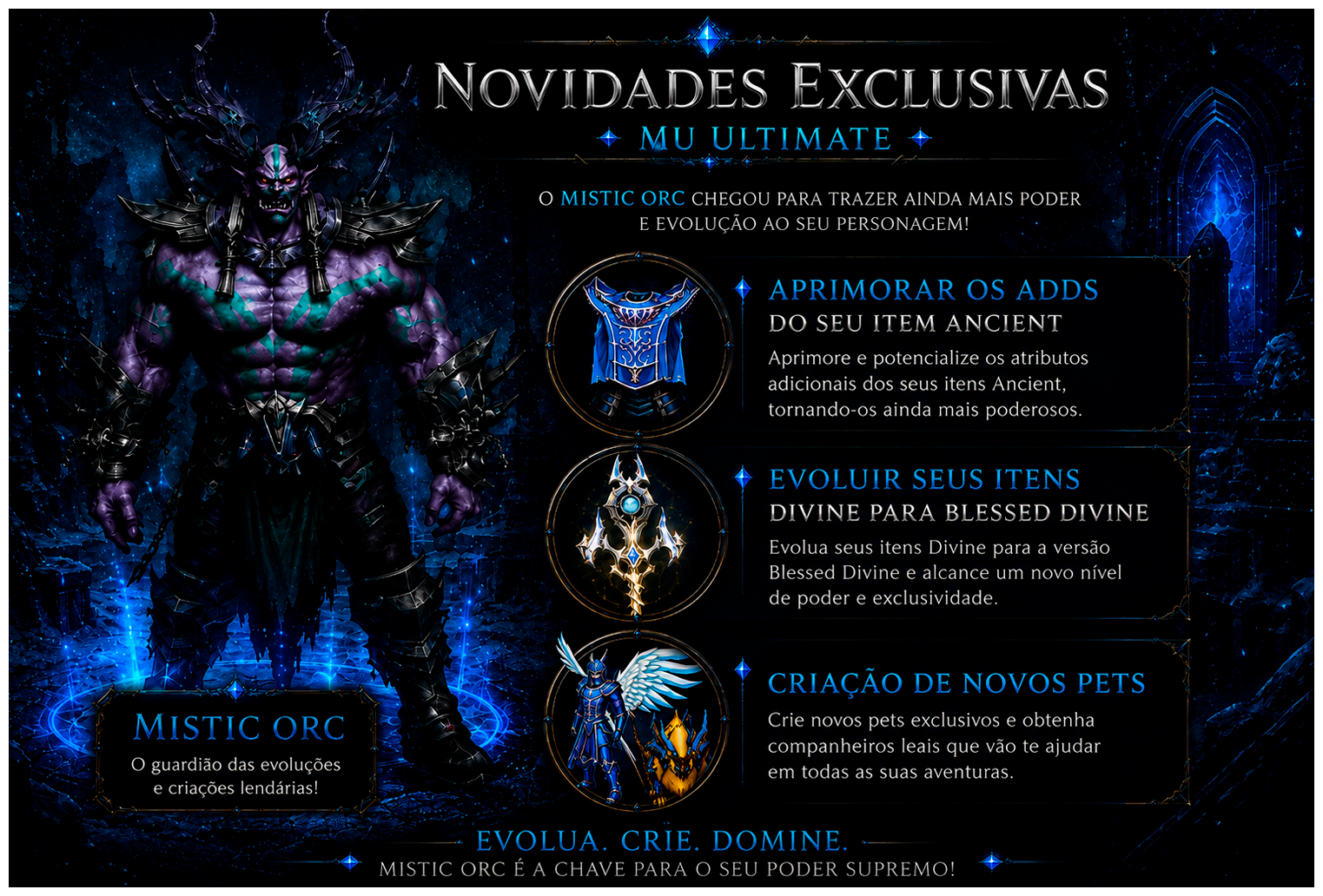 Novidades exclusivas